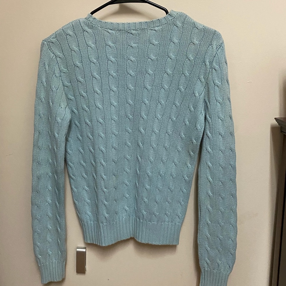 SOLD Ralph Lauren Cable Knit Sweater - Picture 2 of 3